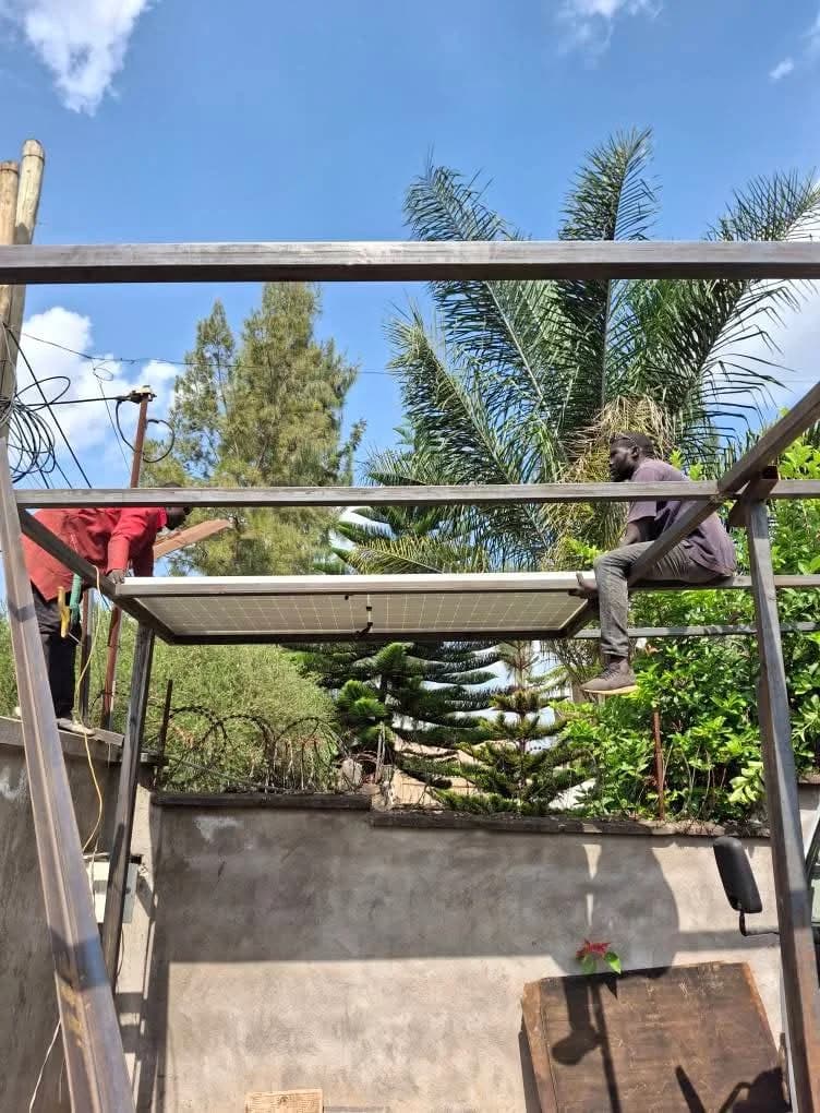 Rooftop Carport Frame Assembly