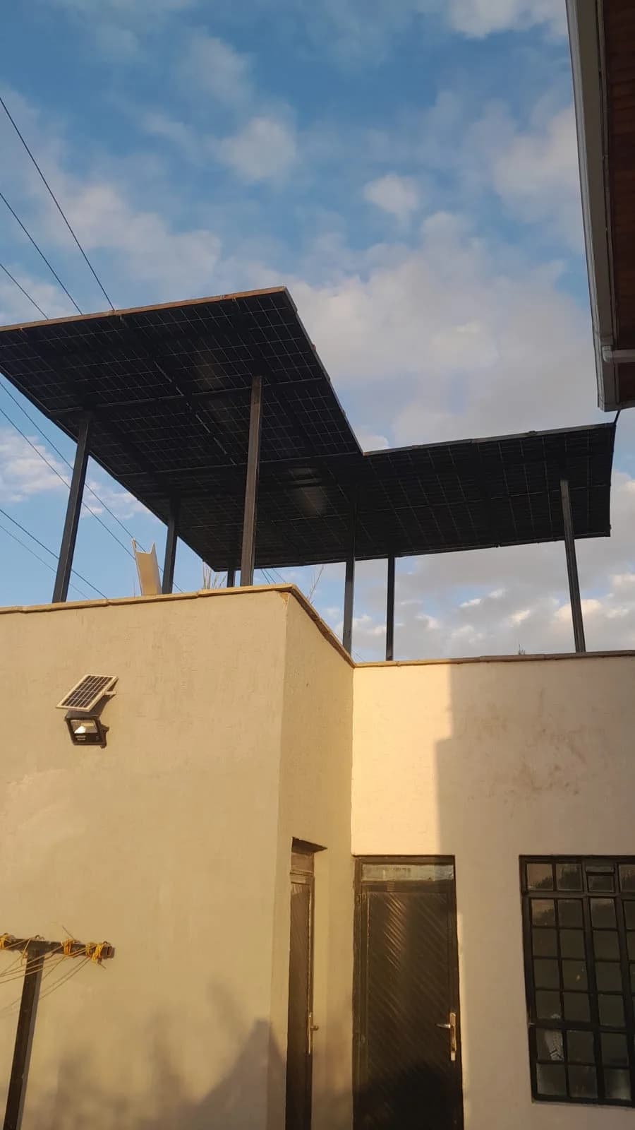 Golden-Hour Carport Completion